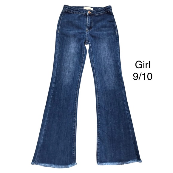 Forever 21 Girl’s Flare Jeans Size 9-10 - Picture 1 of 7